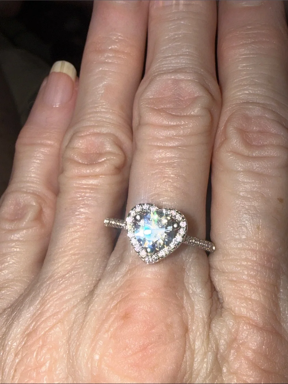 GRA CERTIFIED MOISSANITE DIAMOND 1CT 925 Sterling Silver ring NEW
